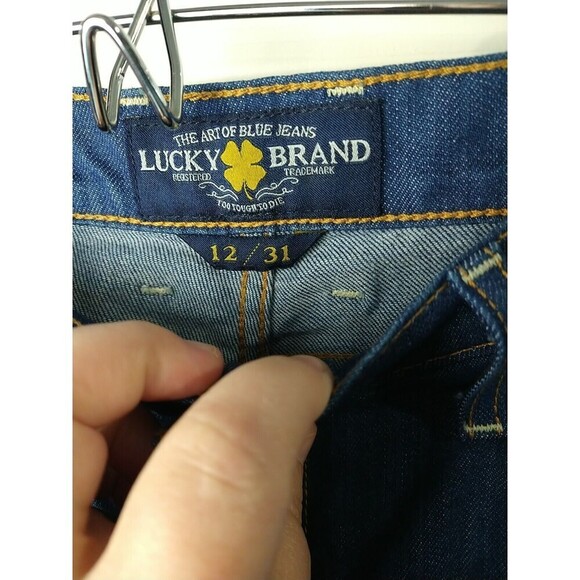 Lucky Brand Dark Wash Denim Charlie Flare Jeans. Size 12/31 - Picture 9 of 15